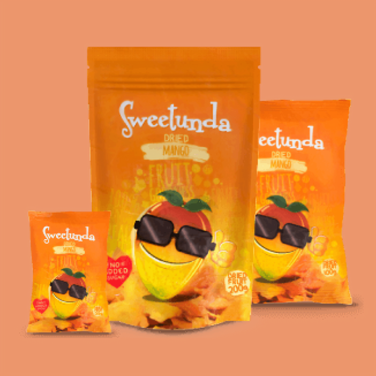 Product of Kenya - Sweetunda Dried Mango Healthy Snack (Pack of 5)