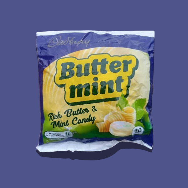 Butter Mint Candy (5x40) Pack, 120 Units, Rich Butter & Mint Candy
