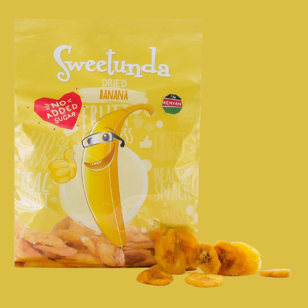 Product of Kenya - Sweetunda Dried Banana Healthy Snack (Pack of 5)
