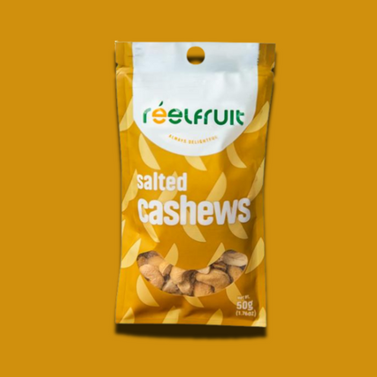 Product of Nigeria: Reelfruit Mix pack of 6 (3xFruit & Nut Mix, and 3x Salted Cashews)